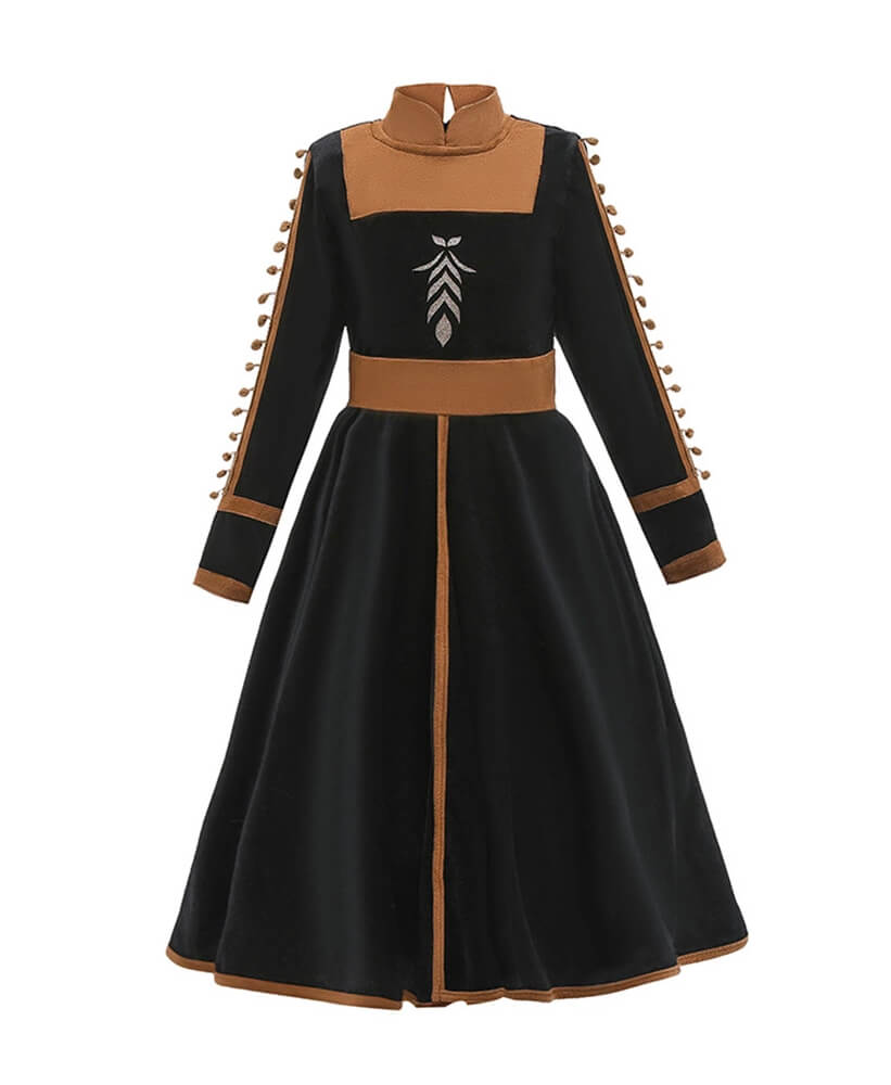 Frozen 2 Anna jurk Luxe 3 delige Anna outfit voor een echte prinses